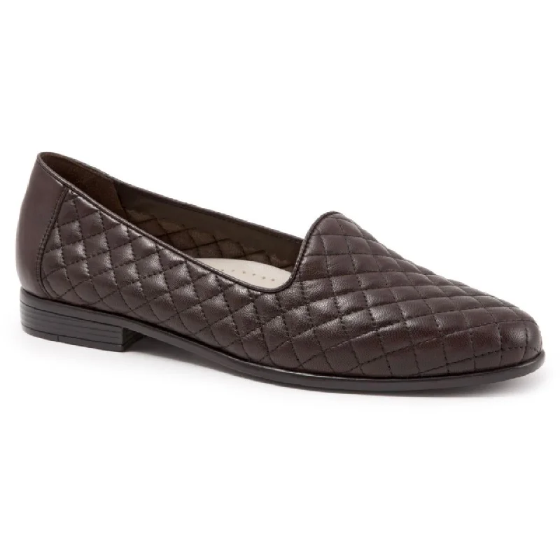 Trotters Womens Liz    Woven Flat Smoking Loafers