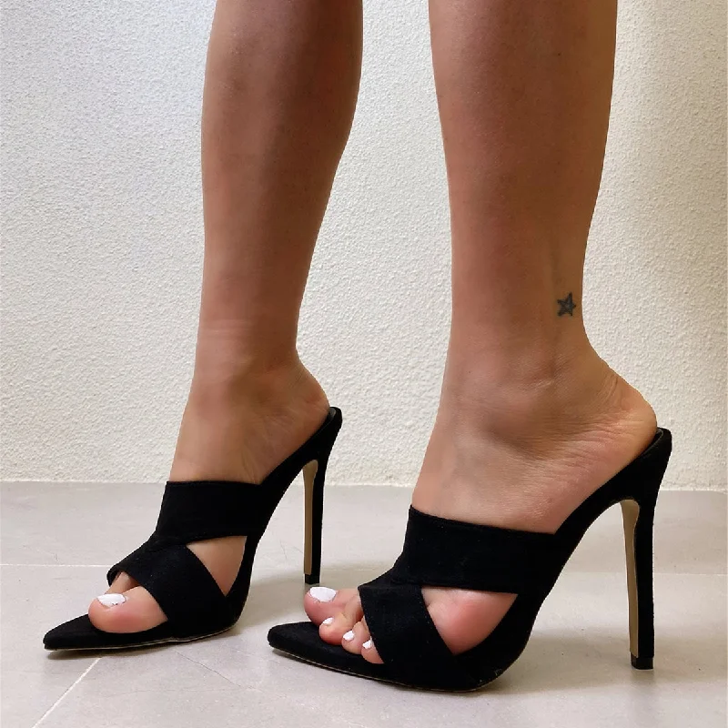 Women Summer Fashion Macaron Color Mid Heels Slippers 2022 Summer Dress Sandals Beach Flip Flop Slingbacks Slides Women Shoes
