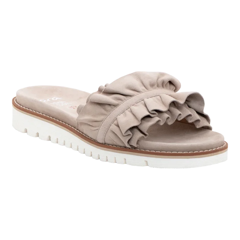 Keyes Women's Ruffle Slide Sandal