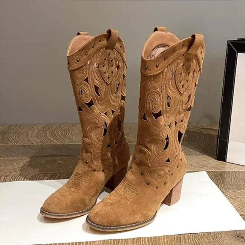 Sohiwoo Women's Long Boots Trend Suede Comfortable Chunky Heels Zippe Lady Boots Fashionr Knee-High College Style Women High Heel Shoes Sohiwoo Women's Long Boots Trend Suede Comfortable Chunky Heels Zippe Lady Boots Fashionr Knee-High College Style Women High Heel Shoes