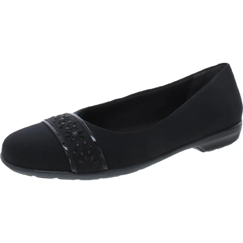 Walking Cradles Womens Francine Slip On Padded Insole Ballet Flats