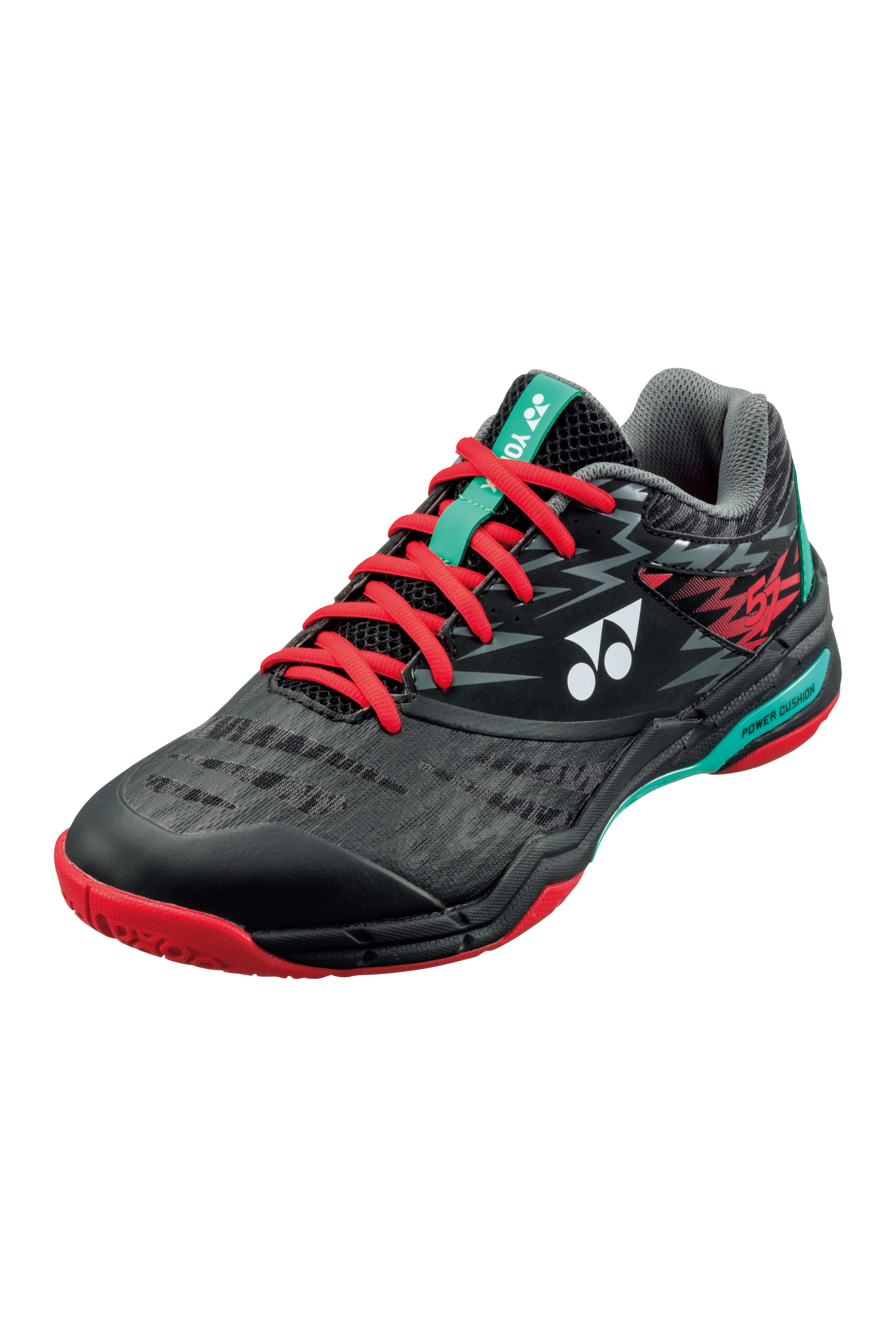 Yonex Power Cushion SHB57 Unisex Court Shoes [Black]