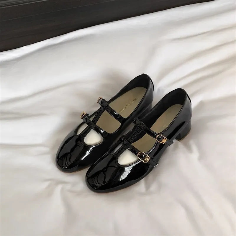 Advbridge French Thick Heels Shoes Women Summer Casual Pumps Women Sweet Flat Shoes Lolita Mary Jane Vintage Round Toe Ladies Shoes Advbridge French Thick Heels Shoes Women Summer Casual Pumps Women Sweet Flat Shoes Lolita Mary Jane Vintage Round Toe Ladies Shoes