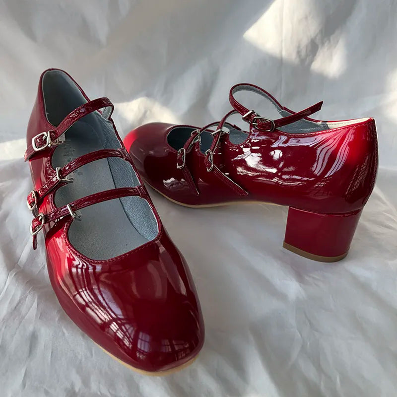 ADVBRIDGE New Mary Jane Shoes Square Toe Pumps Women Sexy Buckle High Heels Shoes Woman Fashion Party Ladies Shoes Zapatos De Mujer ADVBRIDGE New Mary Jane Shoes Square Toe Pumps Women Sexy Buckle High Heels Shoes Woman Fashion Party Ladies Shoes Zapatos De Mujer