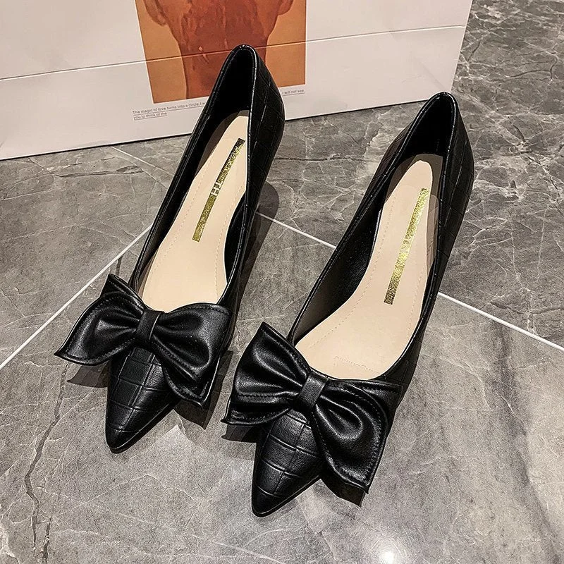Advbridge Women Pumps New Ladies Wedding Shoes 2022 New Womens Party High Heels Sexy Female Office Heels Butterfly-knot Womans Casual Shoe Advbridge Women Pumps New Ladies Wedding Shoes 2022 New Womens Party High Heels Sexy Female Office Heels Butterfly-knot Womans Casual Shoe