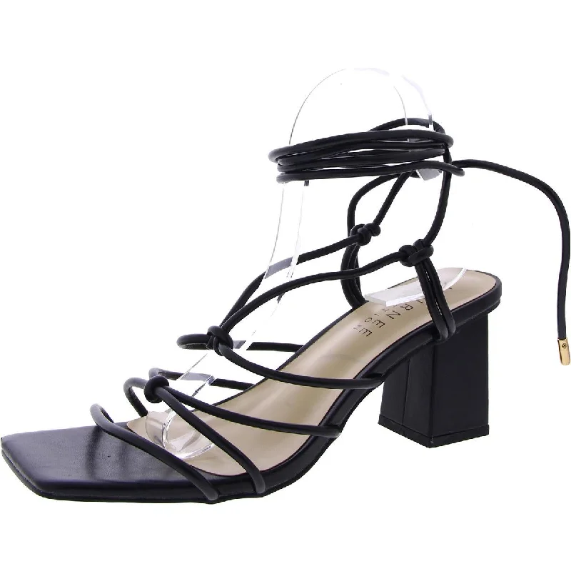 Womens Square toe Casual Block Heels