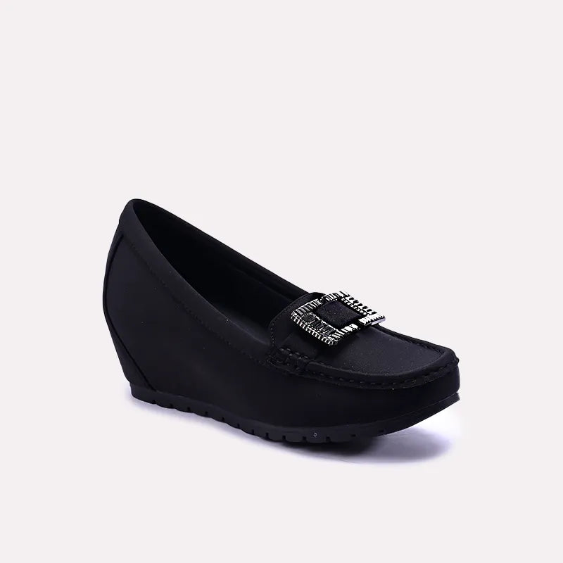 Milana Black Casual Pumps 0431279