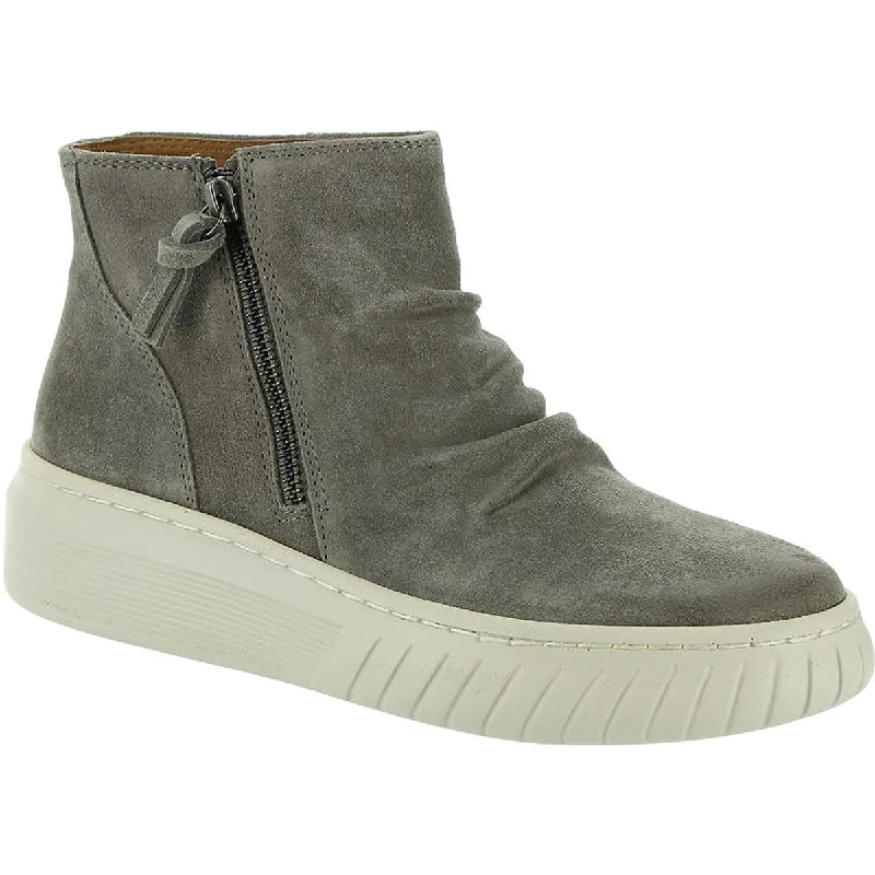 Sofft Womens Portland Zipper Casual Casual and Fashion Sneakers