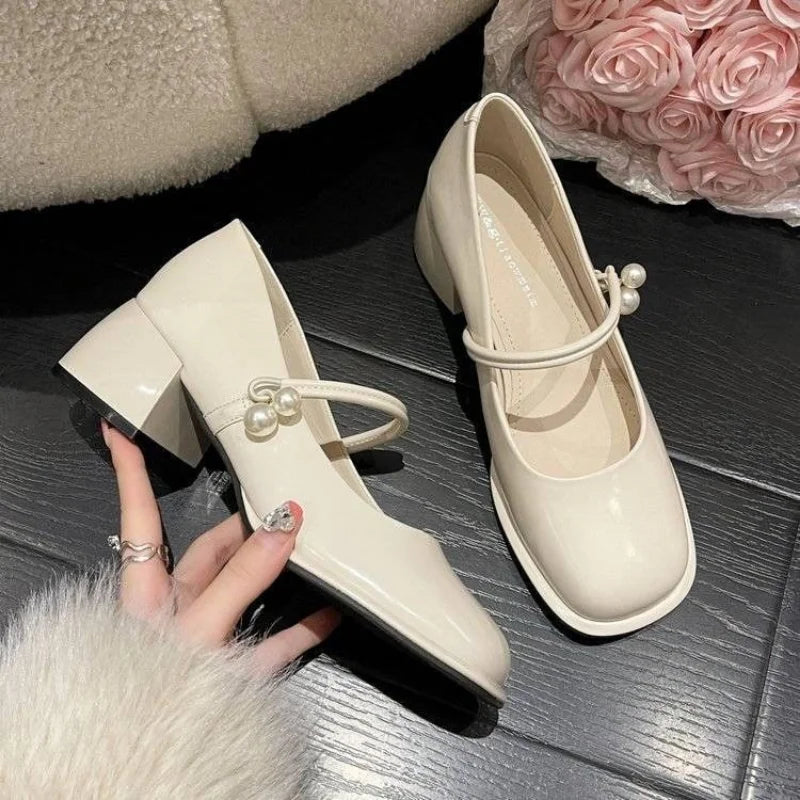 White (Heel 5cm)