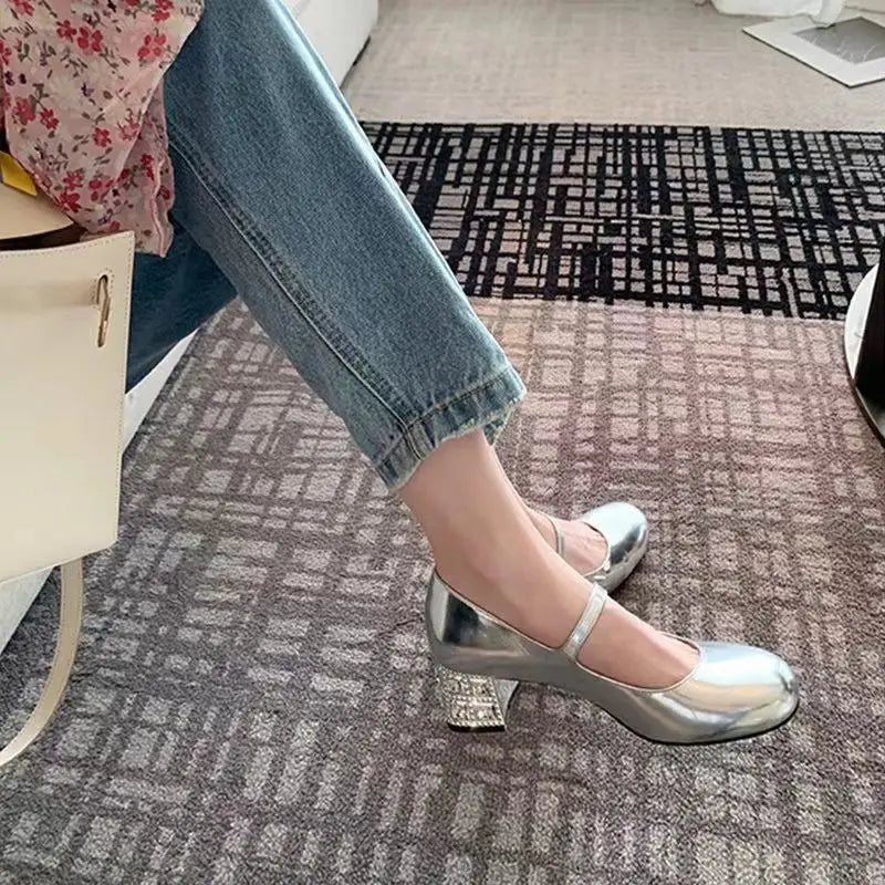 Silver (Heel 4.5cm)