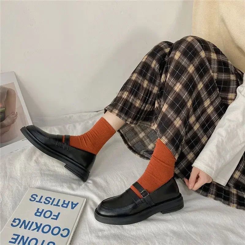 Sohiwoo Women's Shoes Mary Jane Japanese Style Lolita Gothic Square Heels Ladies Pumps Shoe Casual Chic Point Popular On Promotion Sohiwoo Women's Shoes Mary Jane Japanese Style Lolita Gothic Square Heels Ladies Pumps Shoe Casual Chic Point Popular On Promotion