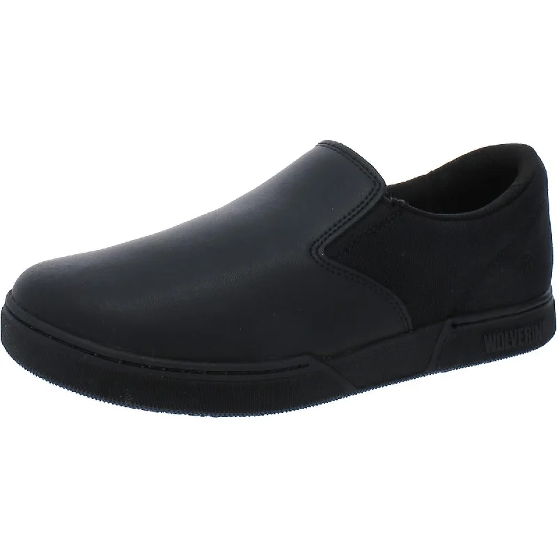 Wolverine Mens Urban Eatery FX Leather Slip-On Casual and Fashion Sneakers