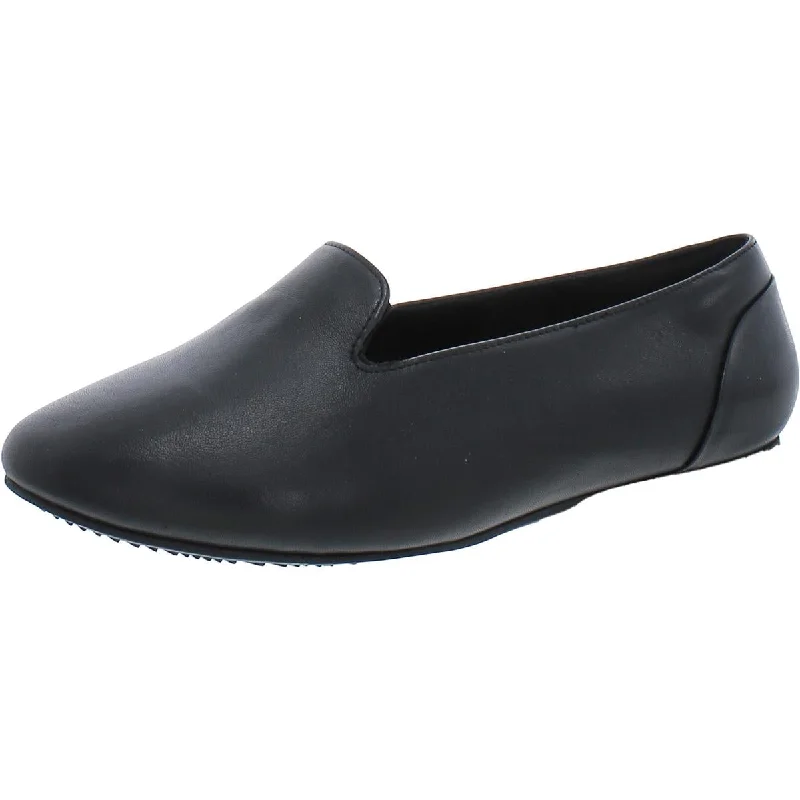 SoftWalk Womens Shelby Leather Slip On Loafers