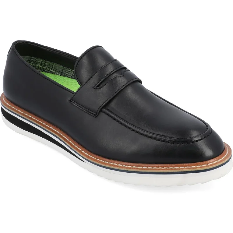 Vance Co. Mens ALBERT Faux Leather Pointed toe Loafers