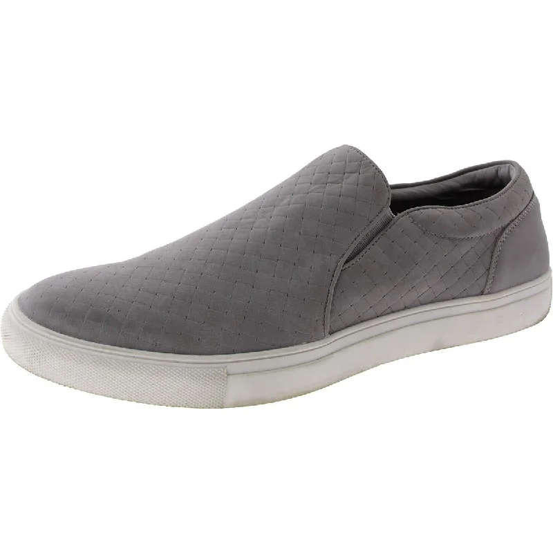 Alfani Mens Emment Faux Leather Memory Foam Loafers