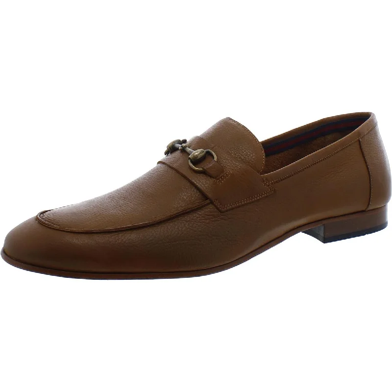 Donald J. Pliner Mens Ted Leather Bit Loafers
