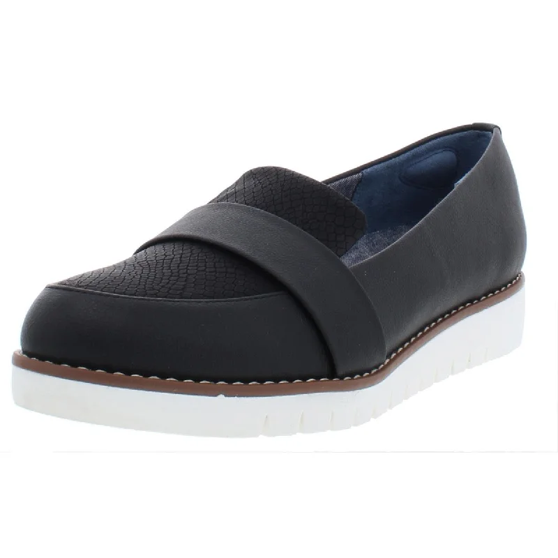 Dr. Scholl's Shoes Womens Imagine Faux Leather Casual Loafers