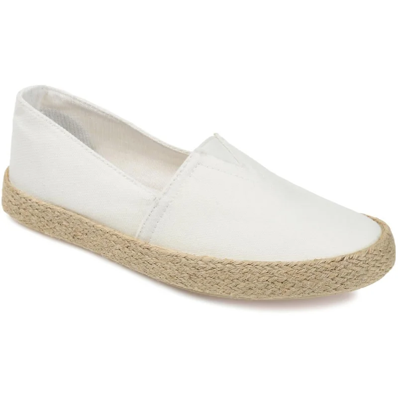 Journee Collection Womens Mackenzie Woven Canvas Loafers