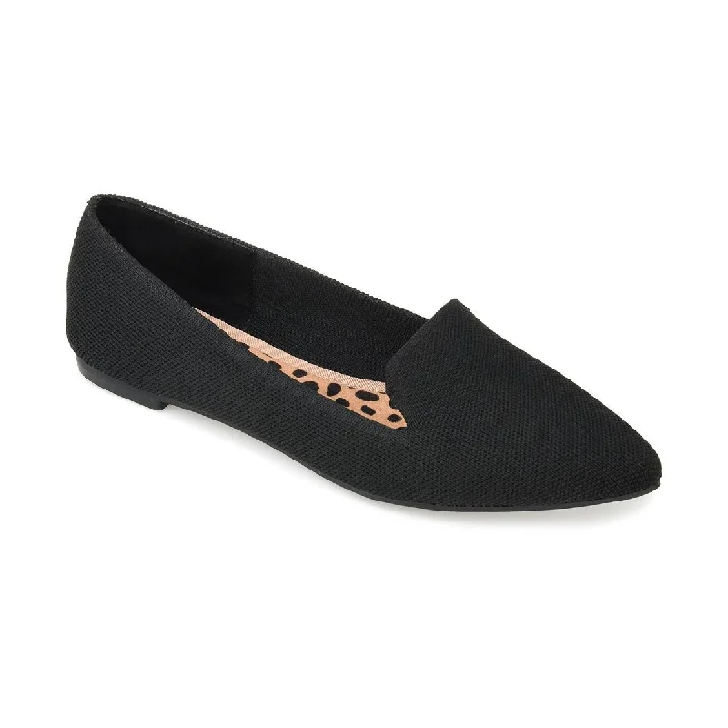 Journee Collection Womens Vickie Knit Slip On Loafers