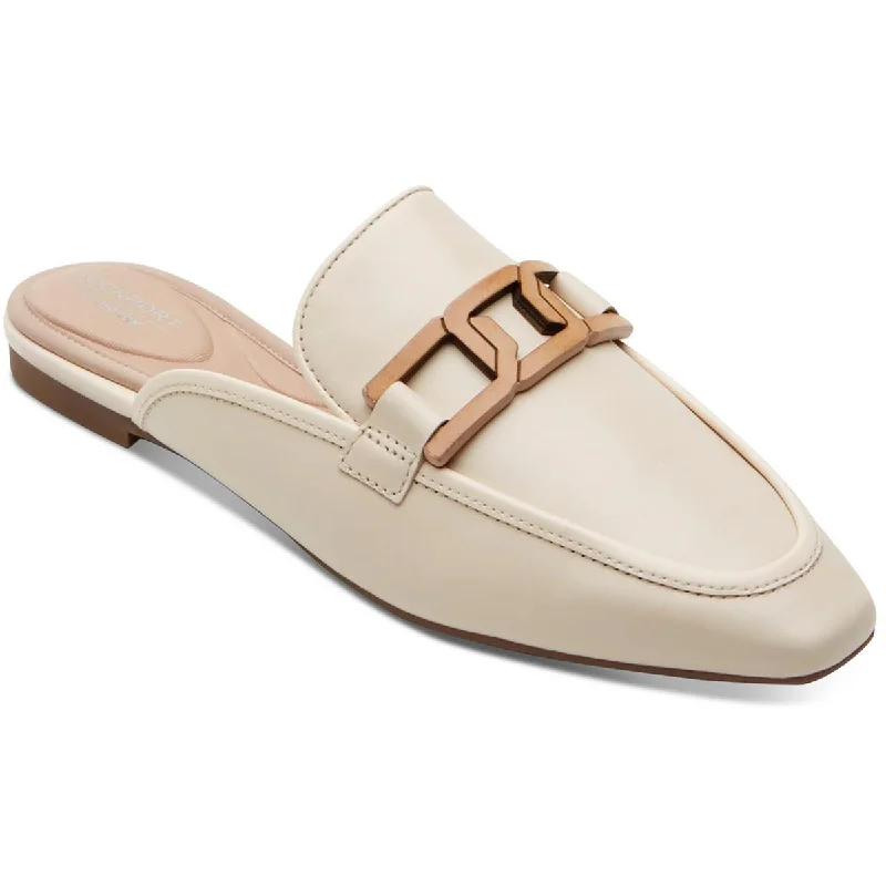 Rockport Womens Laylani Slide Faux Leather Dressy Loafers