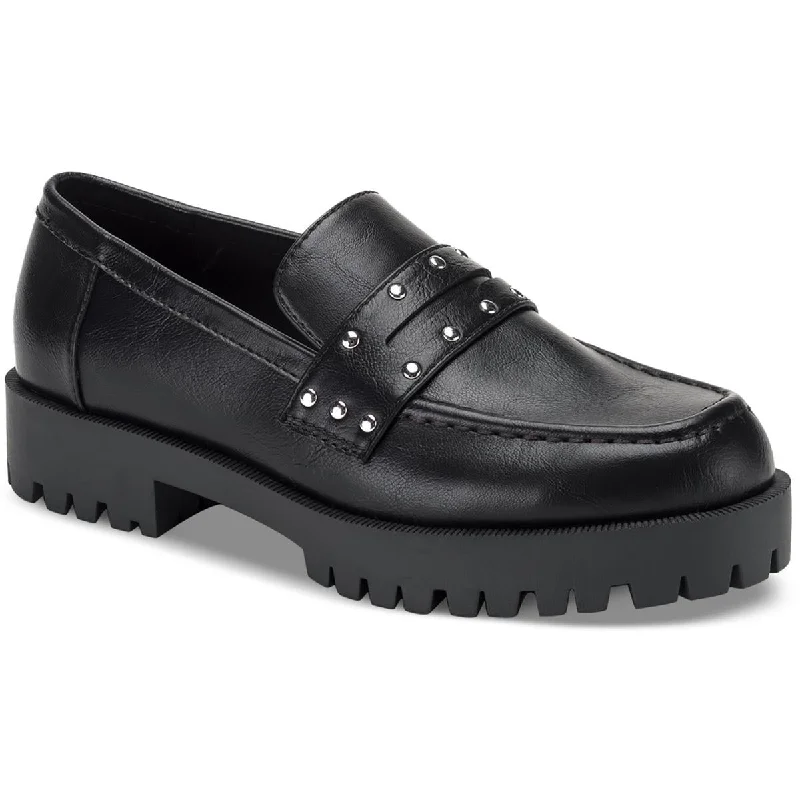 Sun + Stone Womens TAELENNP Lug Studded detailing Loafers
