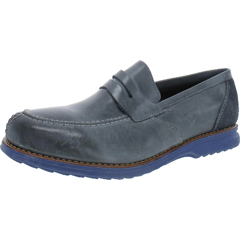 Alessandro Monelli Mens Romero Faux Leather Loafers