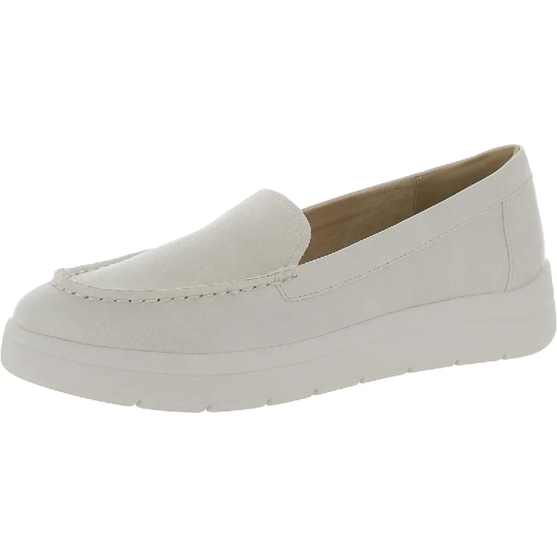 Rockport Womens Navya Faux Leather Slip-On Loafers