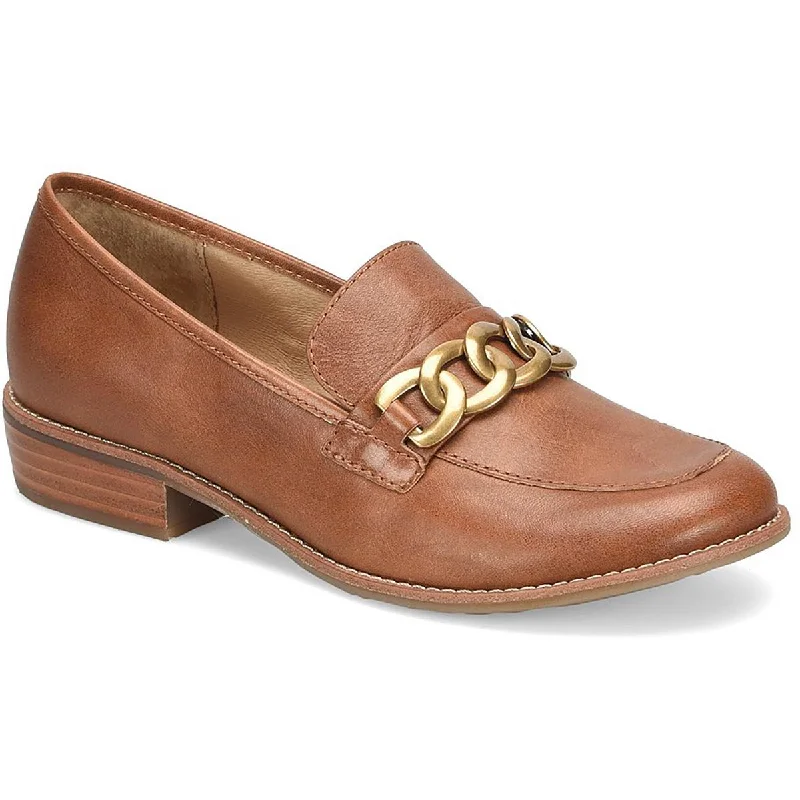 Sofft Womens Nevara Leather Embellished Loafers