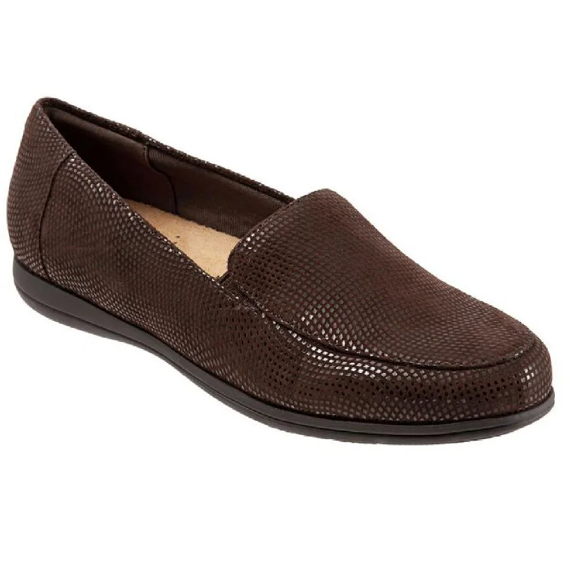 Trotters Womens Deanna Leather Slip On Loafers