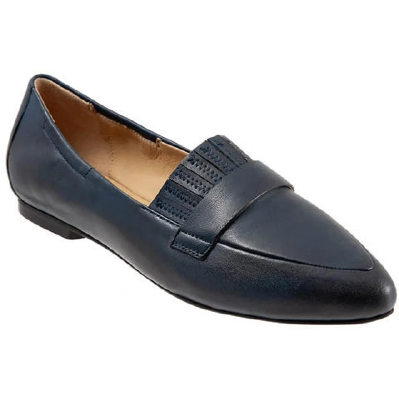 Trotters Womens Emotion Leather Pointed Toe Fashion Loafers