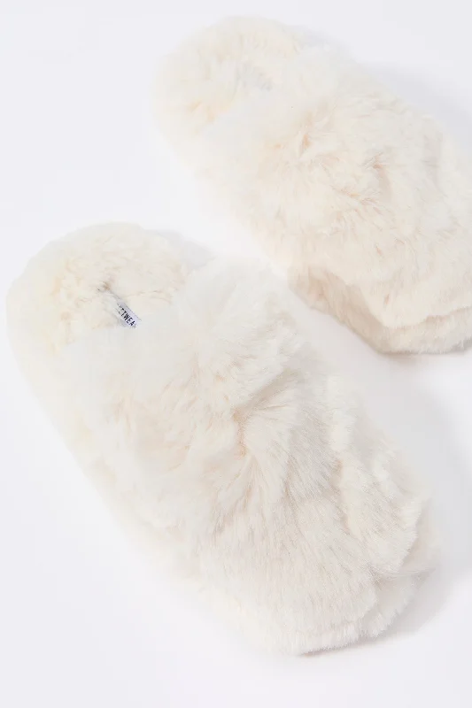 Faux Fur Slippers