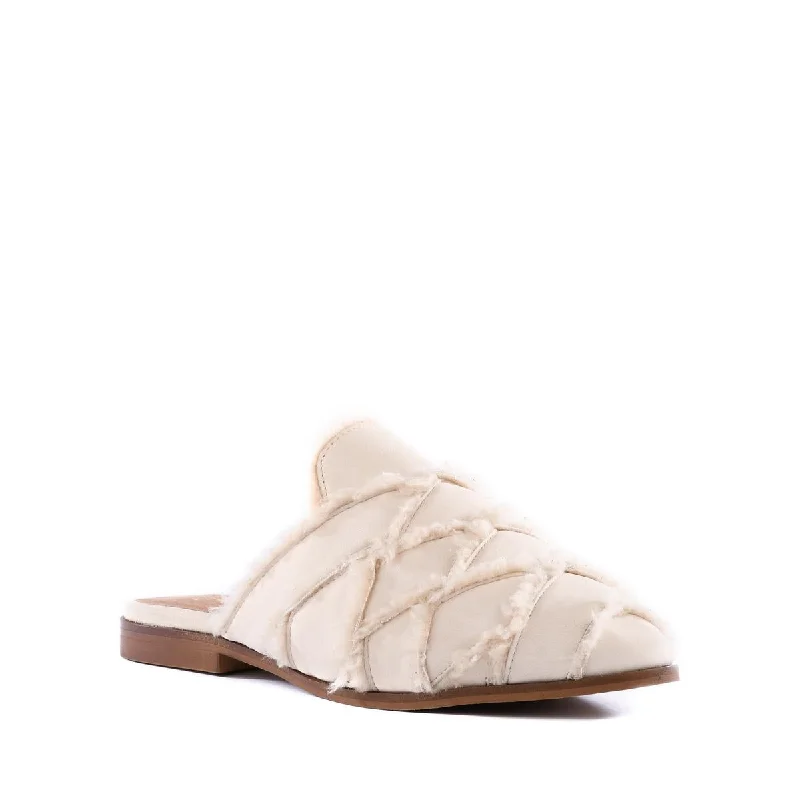 Survival Cozy Womens Leather Slip On Mules
