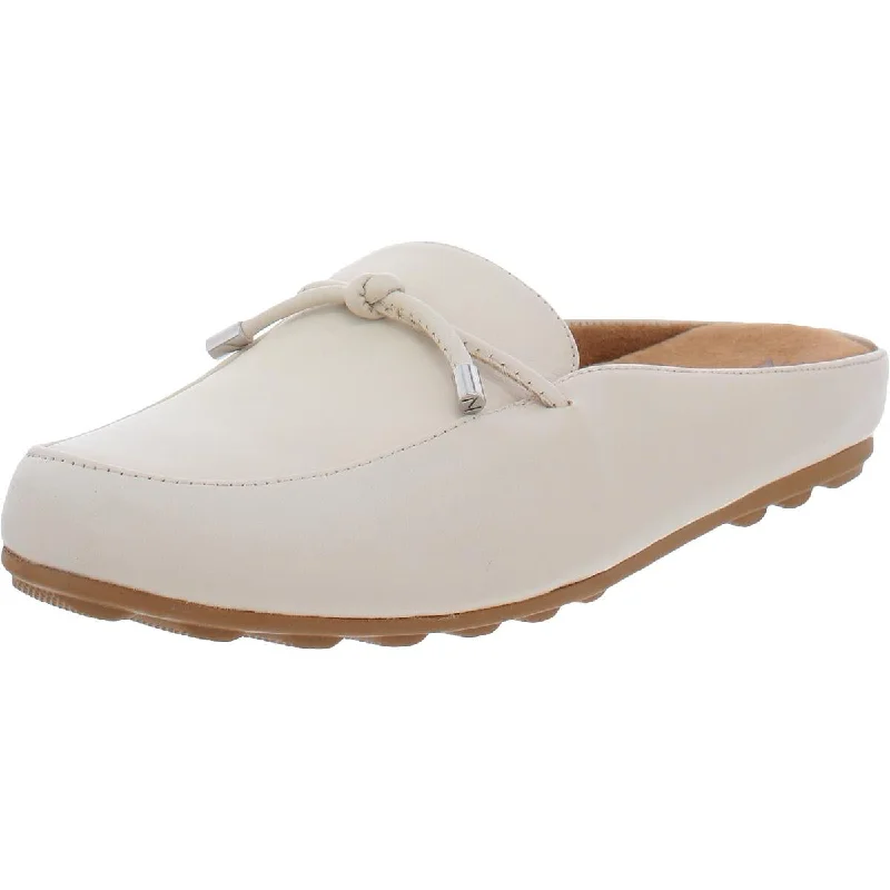 Demur-Knot Womens Leather Mules
