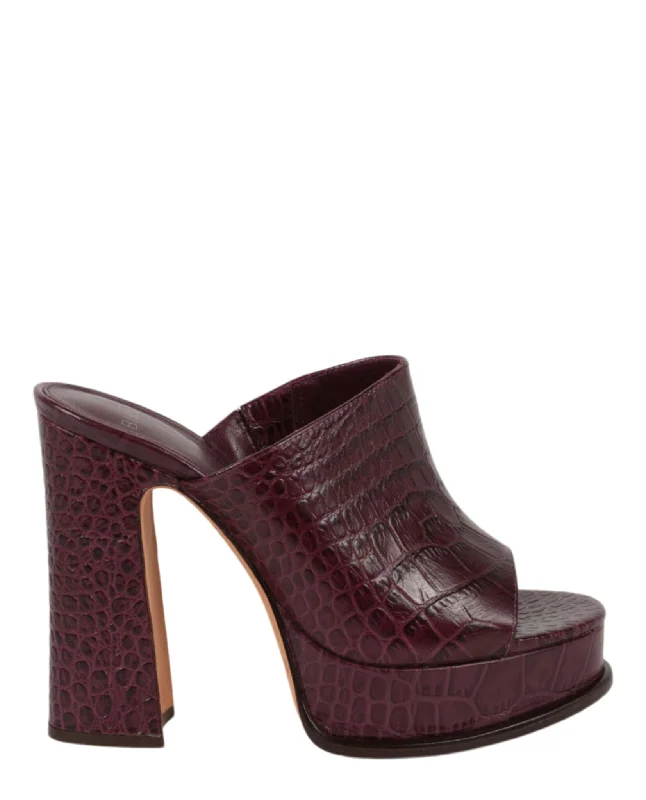 Alexandre Birman Womens Lavinia Plateau Mules