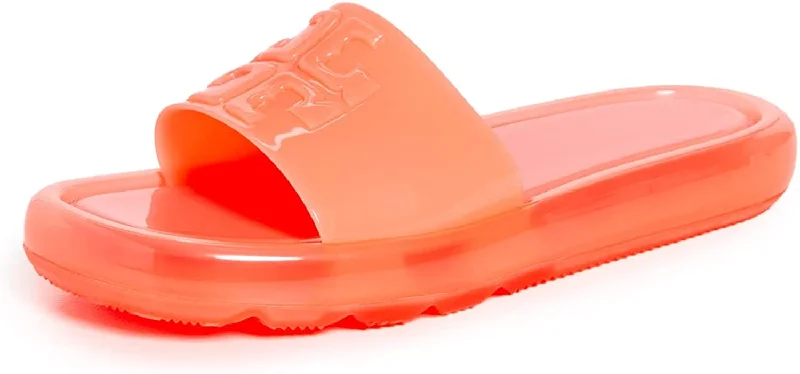 Tory Burch Women's Bubble Jelly Slides, Fluorescent Pink