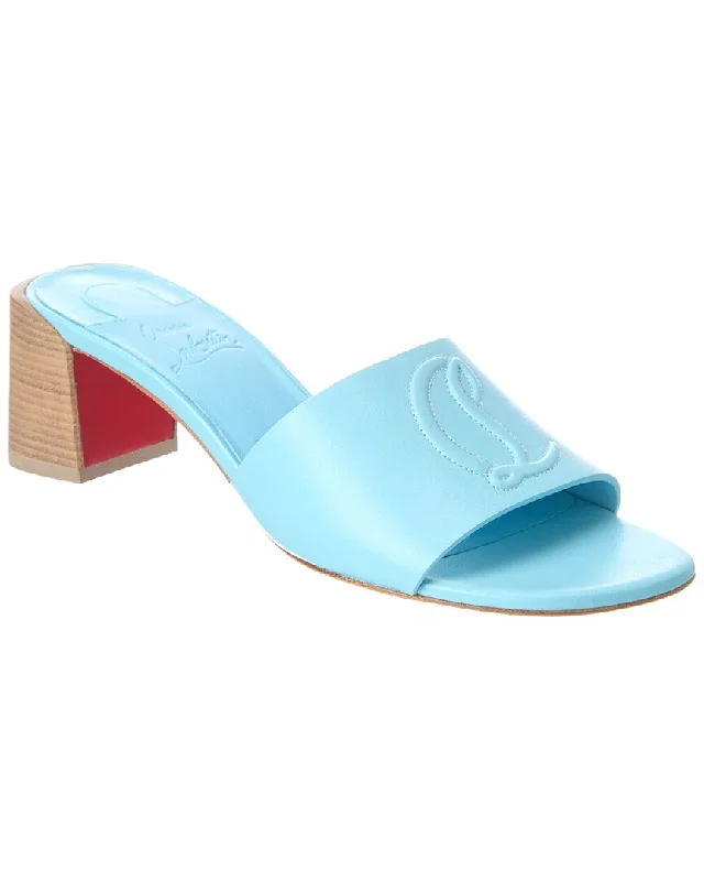 Christian Louboutin So Cl 55 Leather Mule