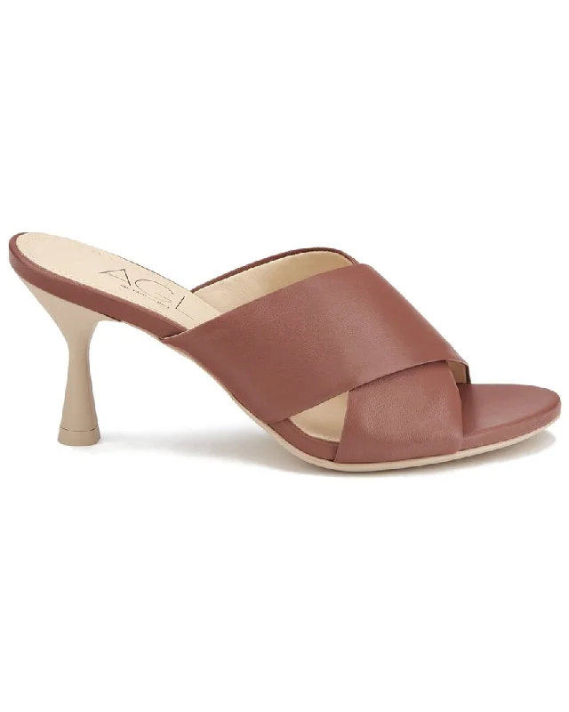 Agl Ide Leather Slide