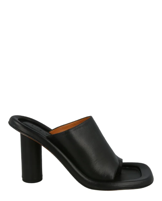 AMBUSH Womens Leather Cushion Mule
