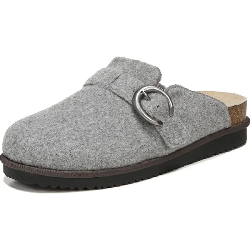 Becks Womens Faux Suede Slip On Mules