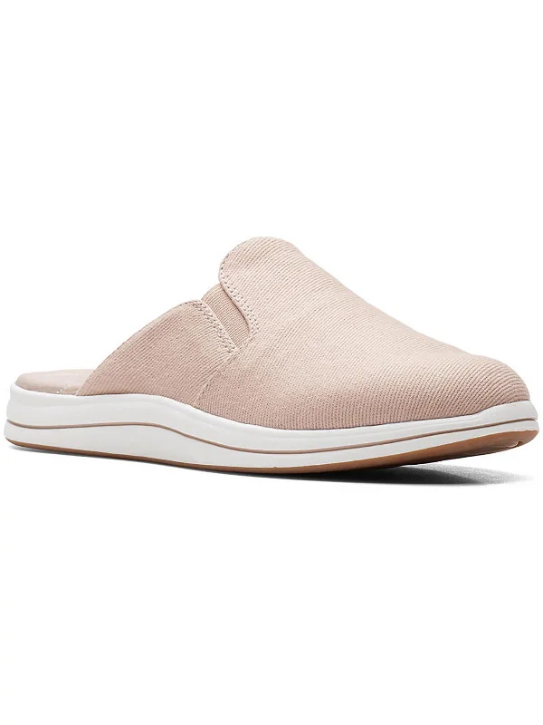Breeze Shore Womens Embroidered Canvas Mules