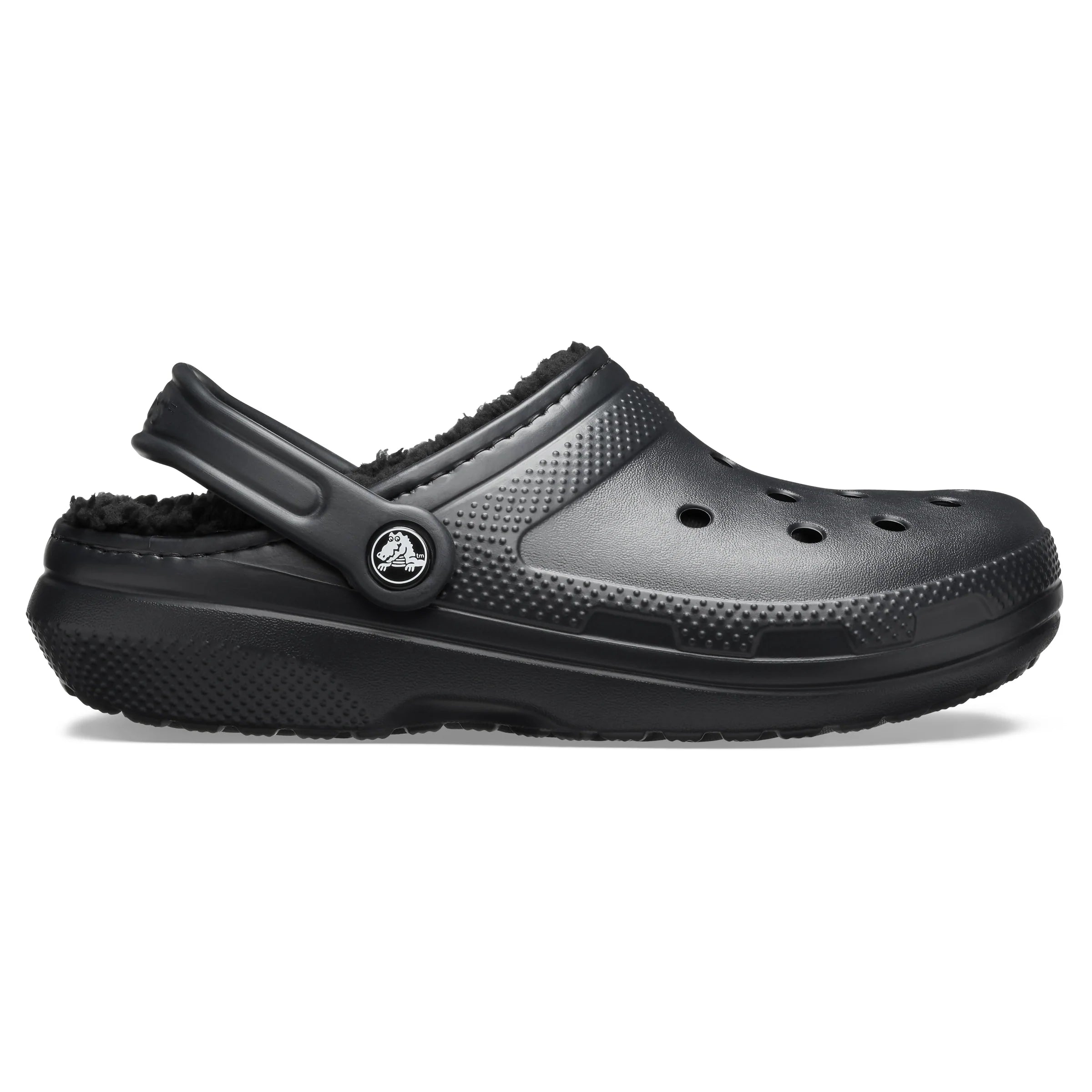 CROCS CLASSIC LINED CLOG - BLACK/BLACK