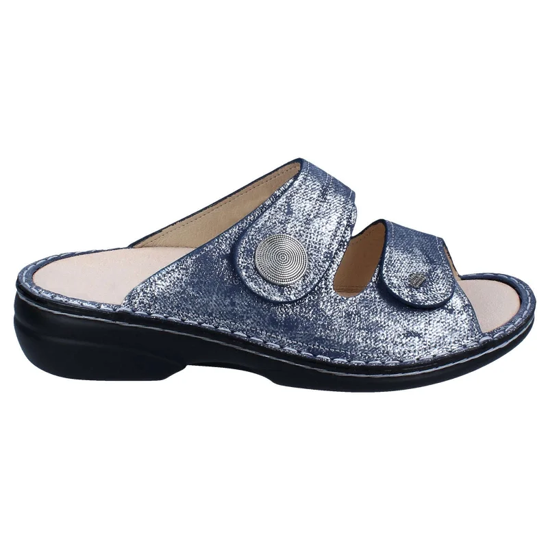 Sansibar Patterned Leather Women's Slip-On Sandals