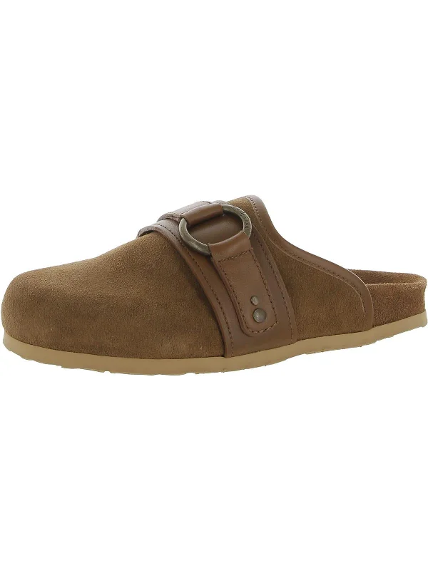 Gema Womens Suede Slip On Mules