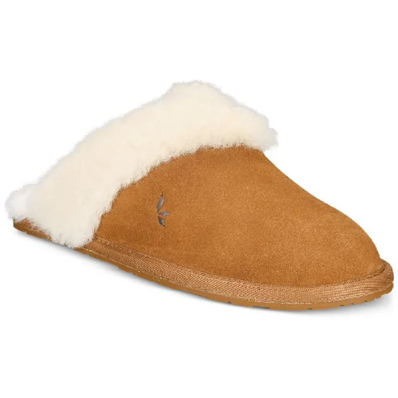 Koolaburra Womens Milo Suede Slides Slip-On Slippers