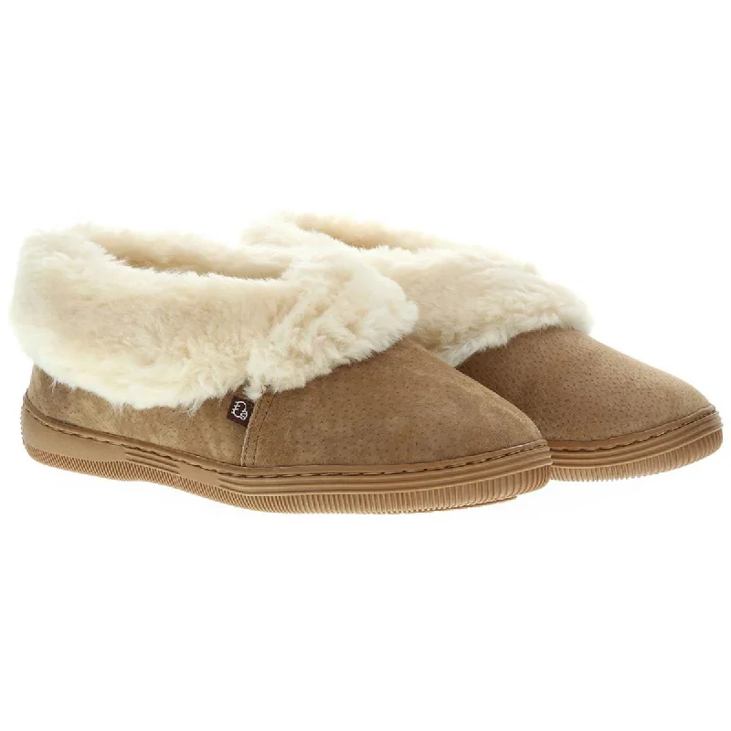 Lamo Womens Carmen II Suede Comfort Insole Bootie Slippers