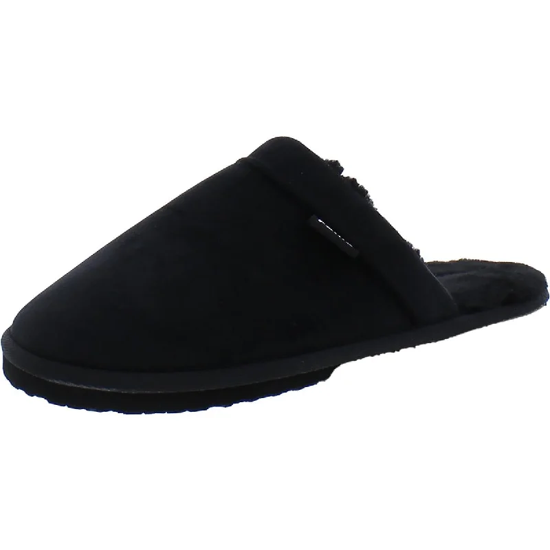 Puma Womens Puma Fluff Mule BX Faux Fur Lined Slip-On Scuff Slippers