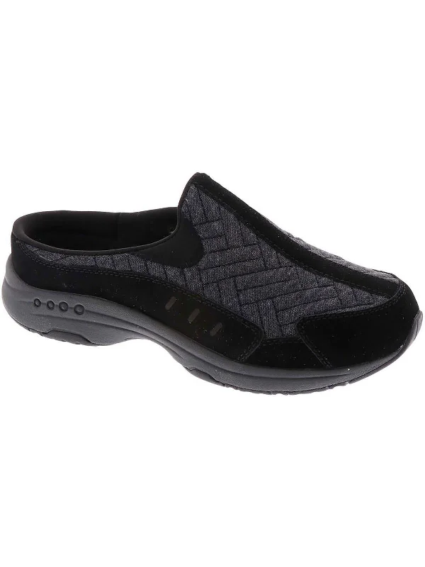 Traveltime 557 Womens Suede Trim Slip On Mules
