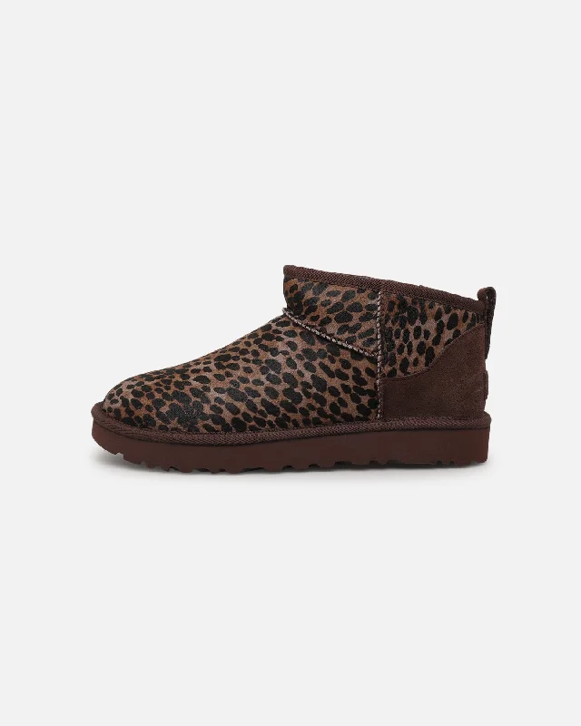 Ugg Boots Women's Classic Ultra Mini Caspian Boot Dark Brown