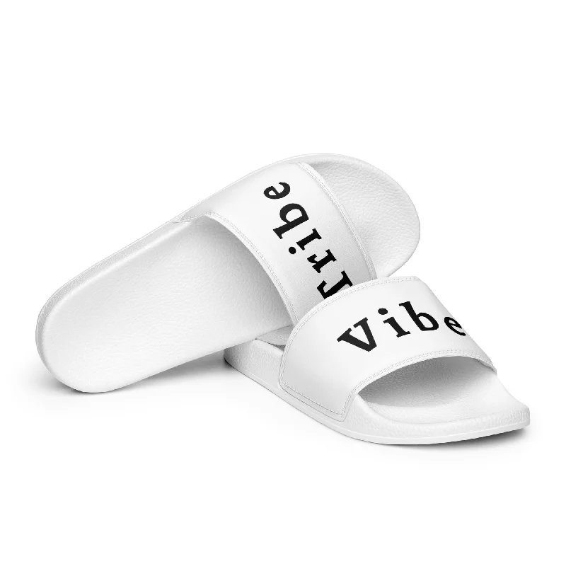 Comfortable Vibe Tribe Slides in black or white