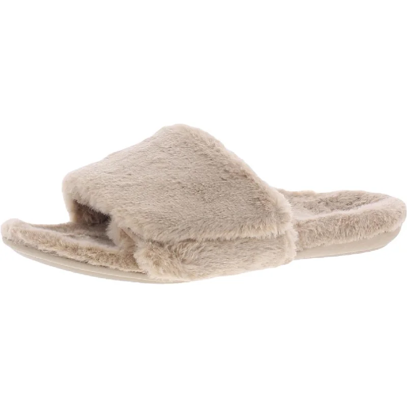 Vionic Womens Dream Cozy Flats Slide Slippers